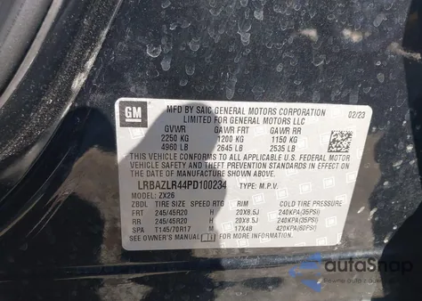 2023 Buick Envision Preferred Fwd from USA, damaged, VIN LRBAZLR44PD100234